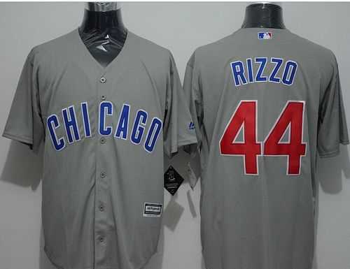 Chicago Cubs #44 Anthony Rizzo Gray New Cool Base Stitched MLB Jersey,We sell and wholesale Chicago Cubs #44 Anthony Rizzo Gray New Cool Base Stitched MLB Jersey on line form chian!